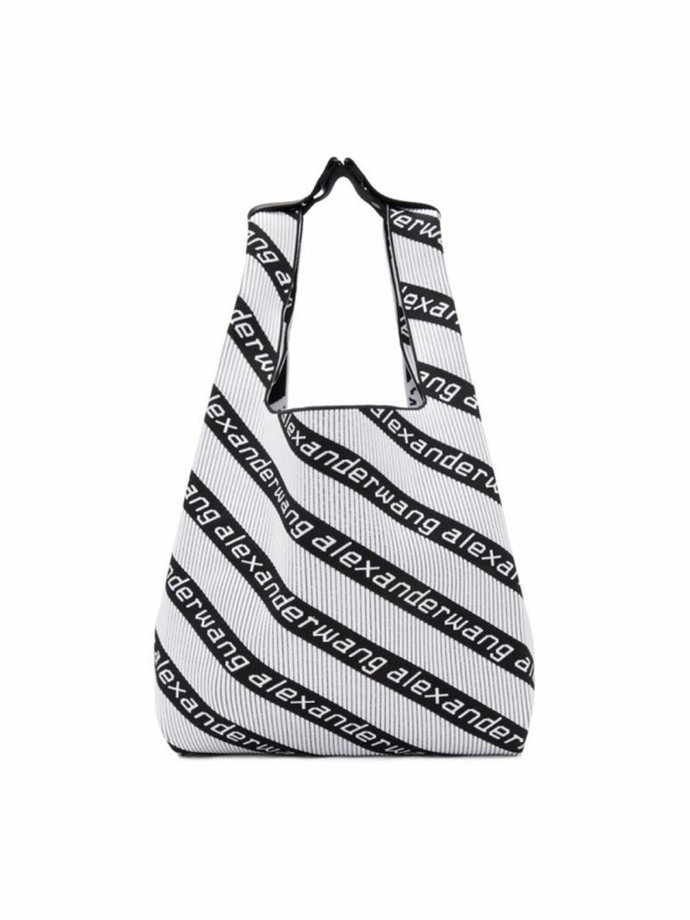 Alexander Wang Logo Jacquard Hobo Tote Bag